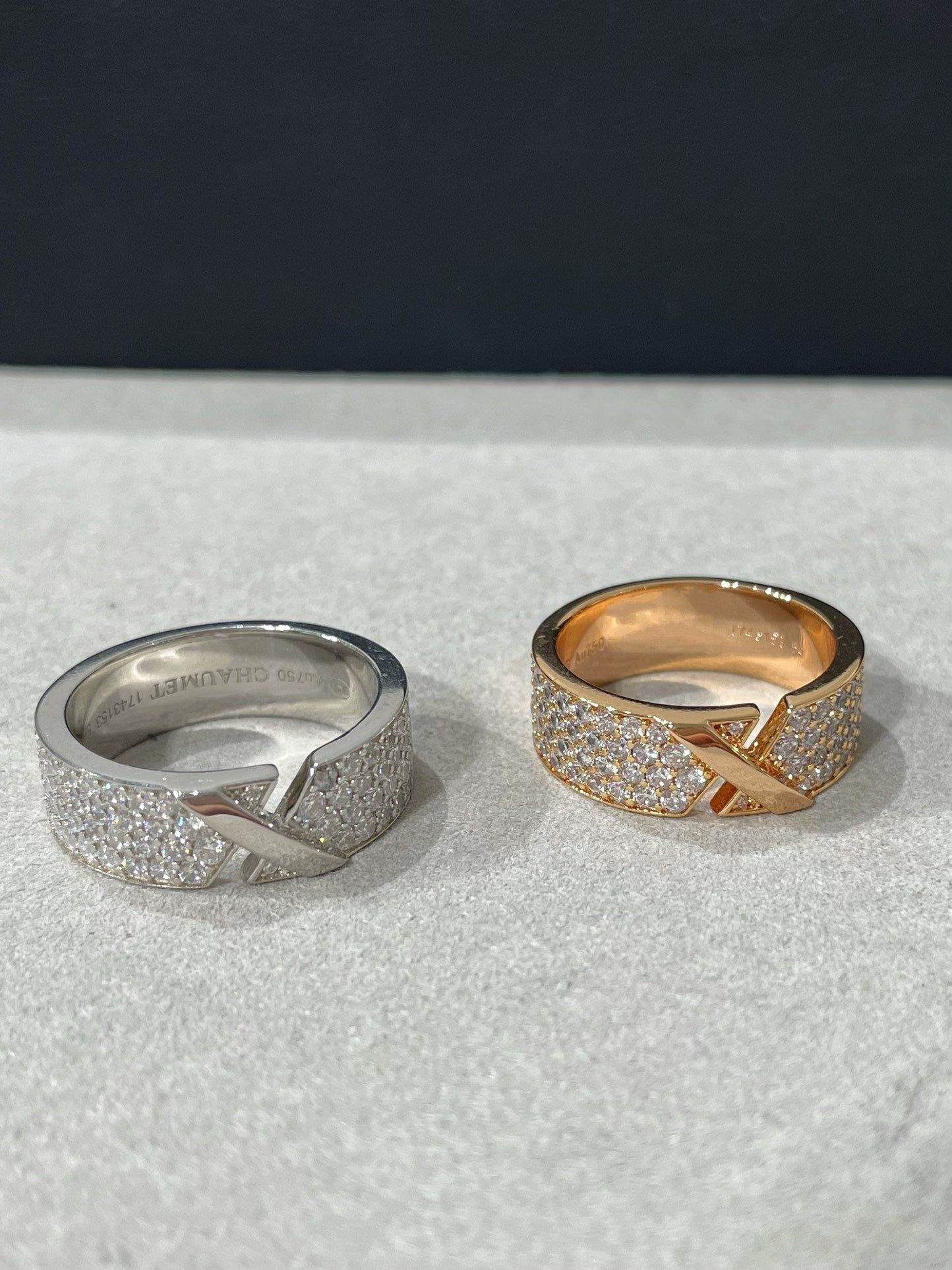 ¡®Moco¡¯LIENS EVIDENCE DIAMOND PAVED RING