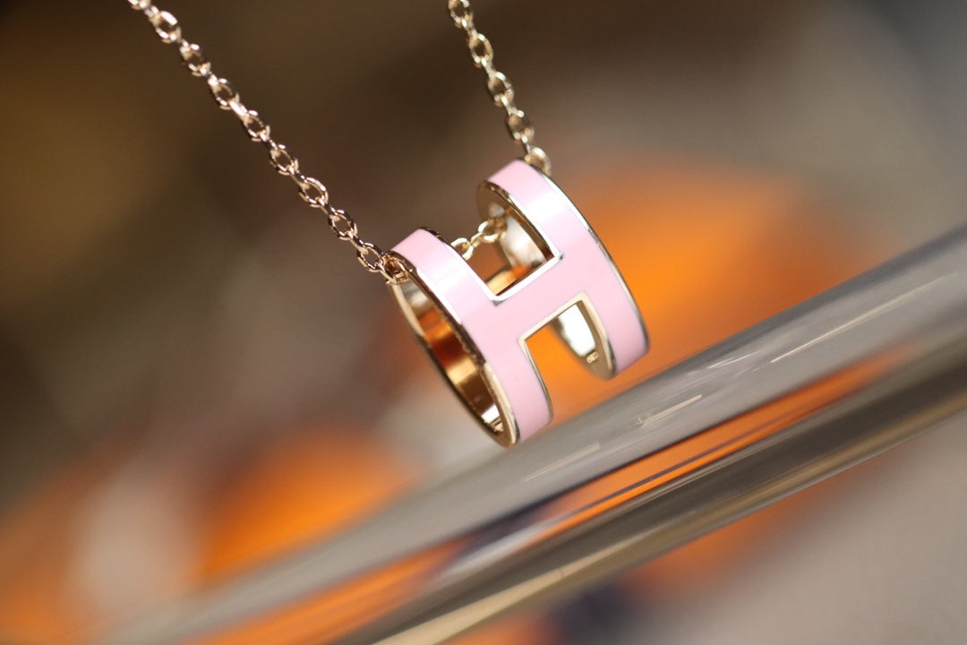 ¡®Moco¡¯POP H PEDANT PINK GOLD