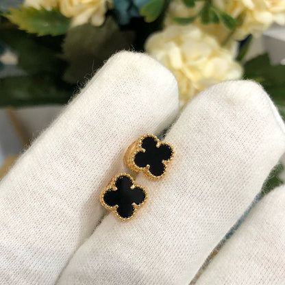 ¡®Moco¡¯CLOVER MINI GOLD EARRINGS