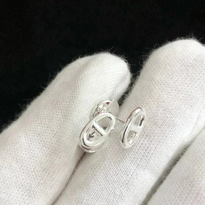 ¡®Moco¡¯CHAINE SMALL EARRINGS GOLD AND SILVER