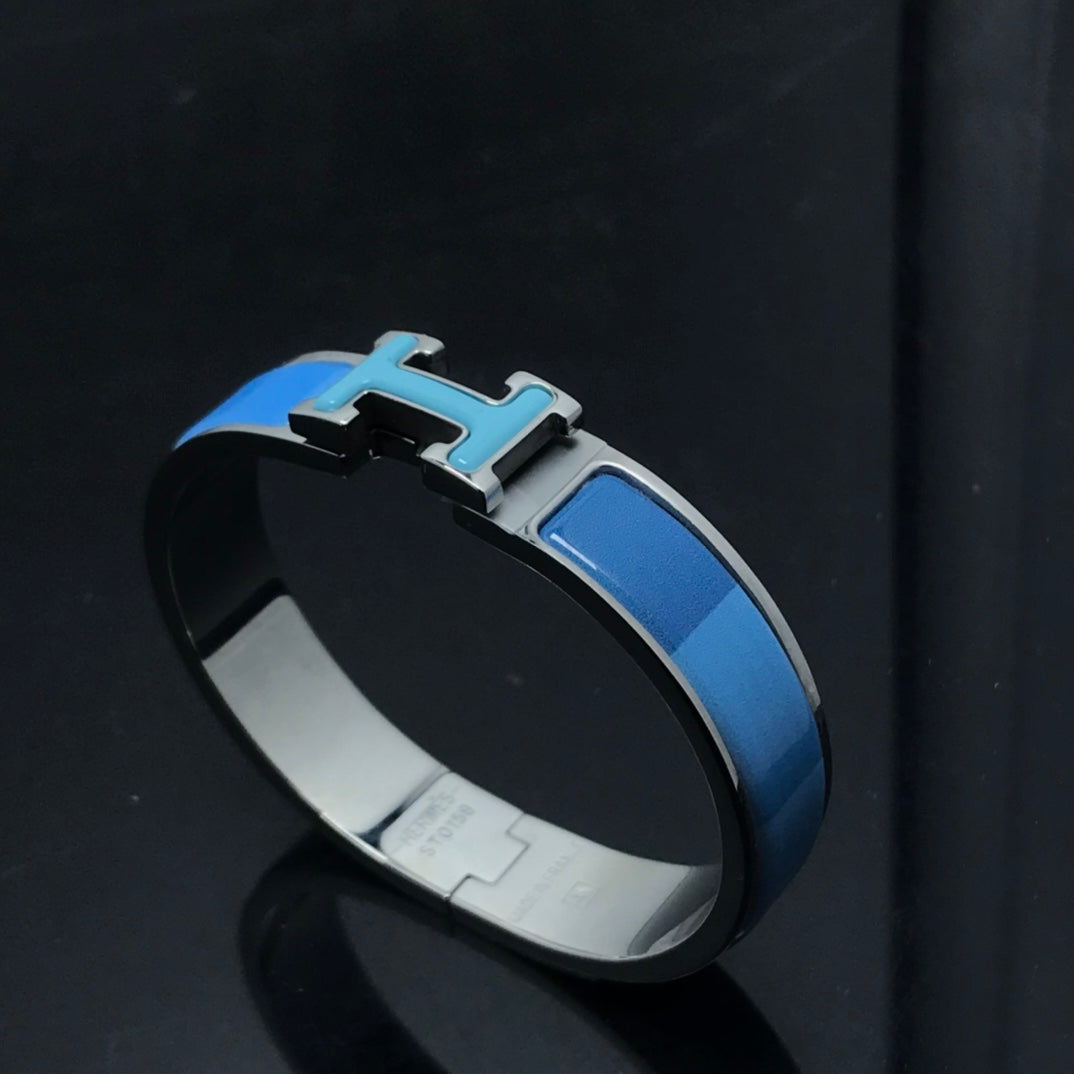 ¡®Moco¡¯H BRACELET BLUE RAINBOW CERAMIC