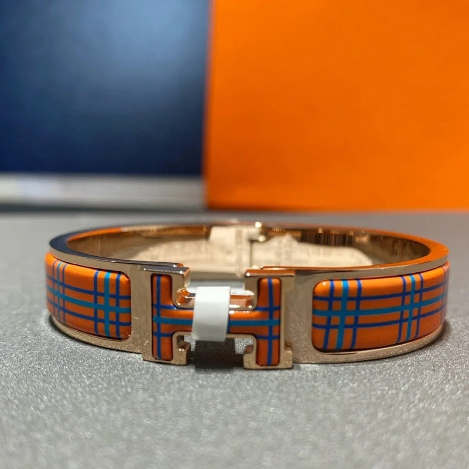 ¡®Moco¡¯H TARTAN BRACELET 12MM