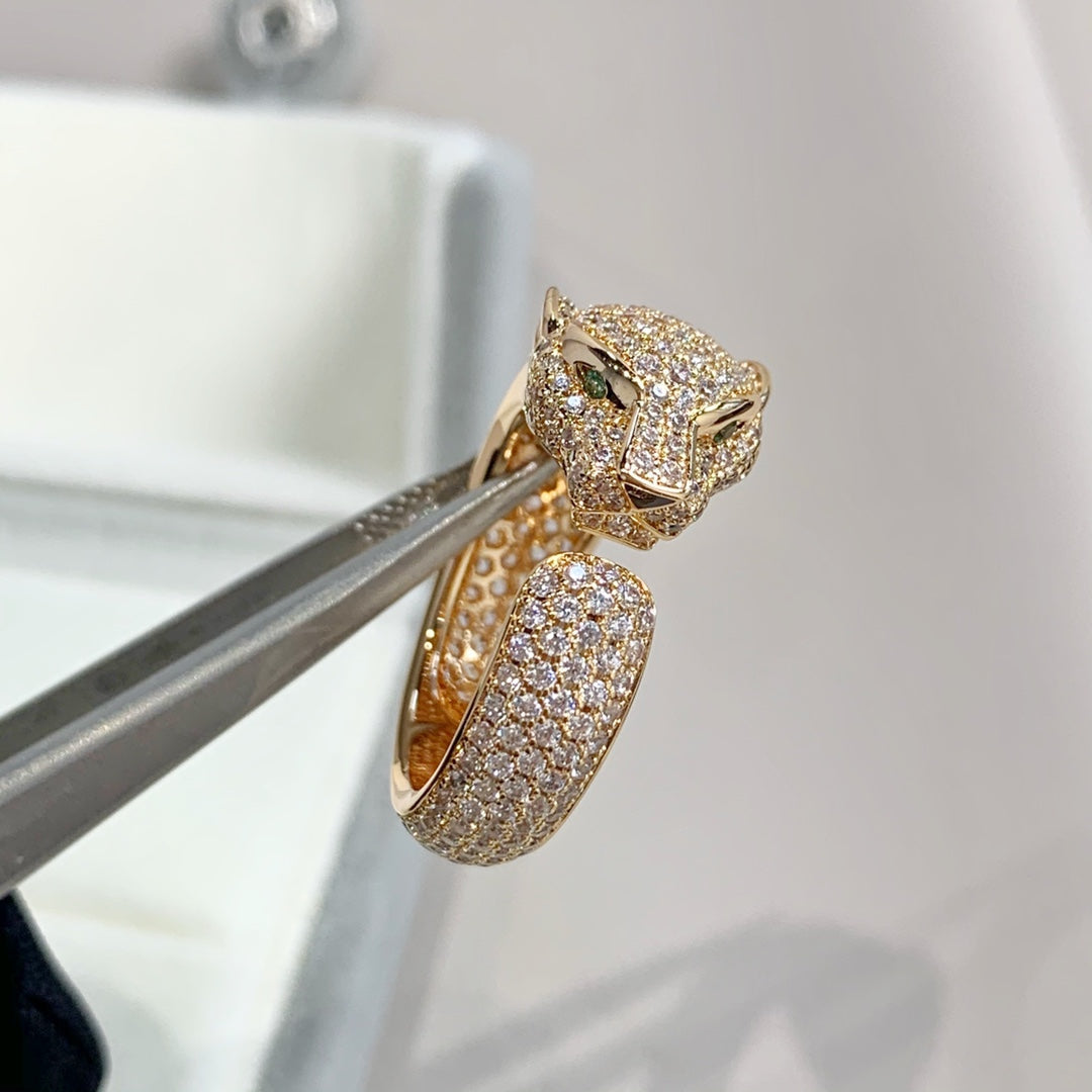 ¡®Moco¡¯PANTHERE PINK GOLD DIAMOND RING