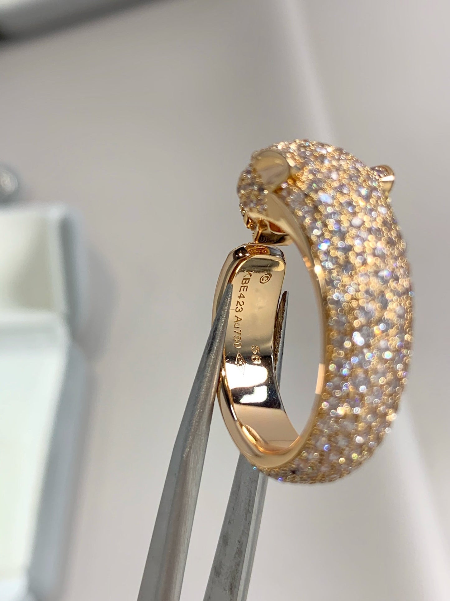 ¡®Moco¡¯PANTHERE PINK GOLD DIAMOND RING