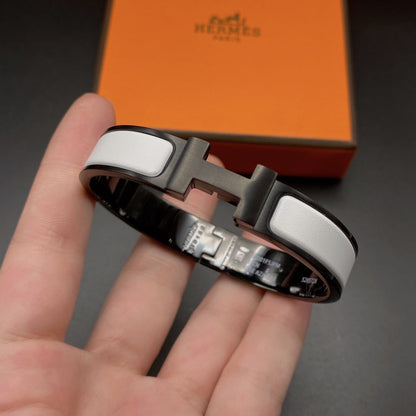 ¡®Moco¡¯H BRACELET 12MM BLACK WHITE CERAMIC