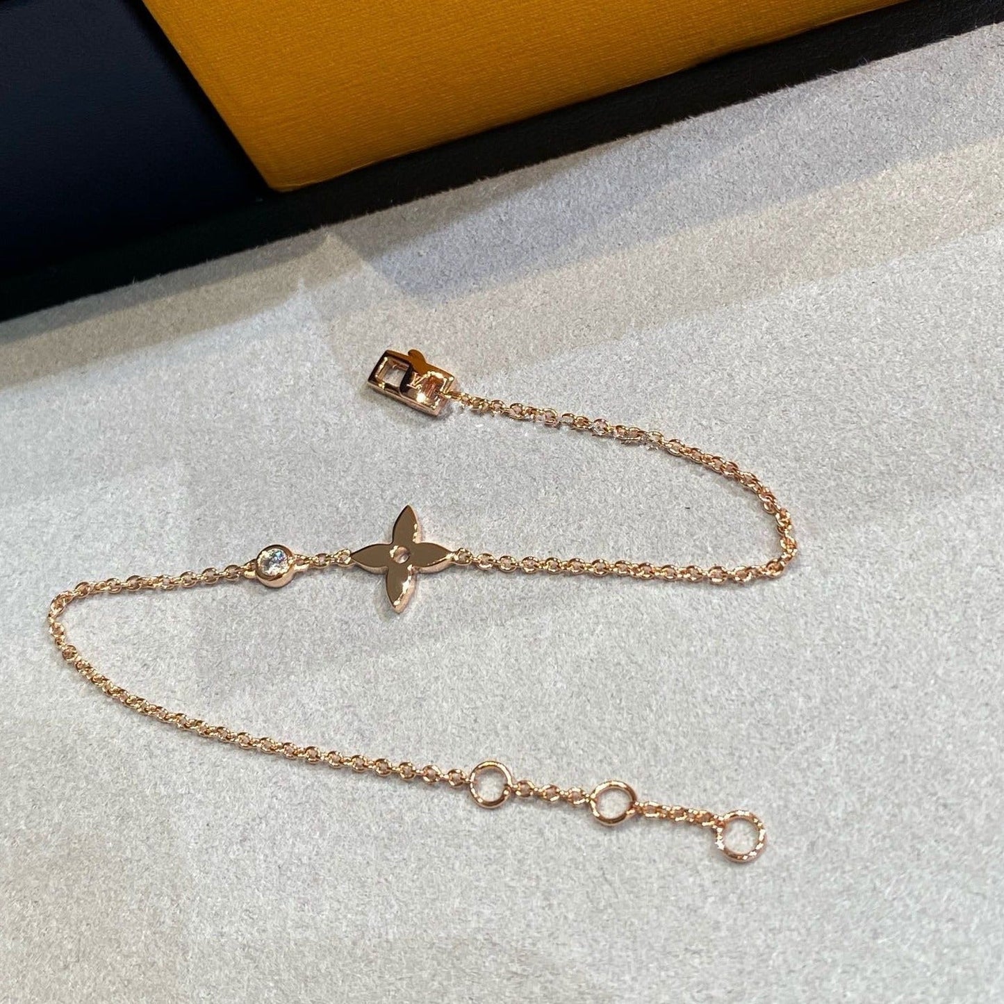 ¡®Moco¡¯STAR DIAMOND PINK GOLD BRACELET