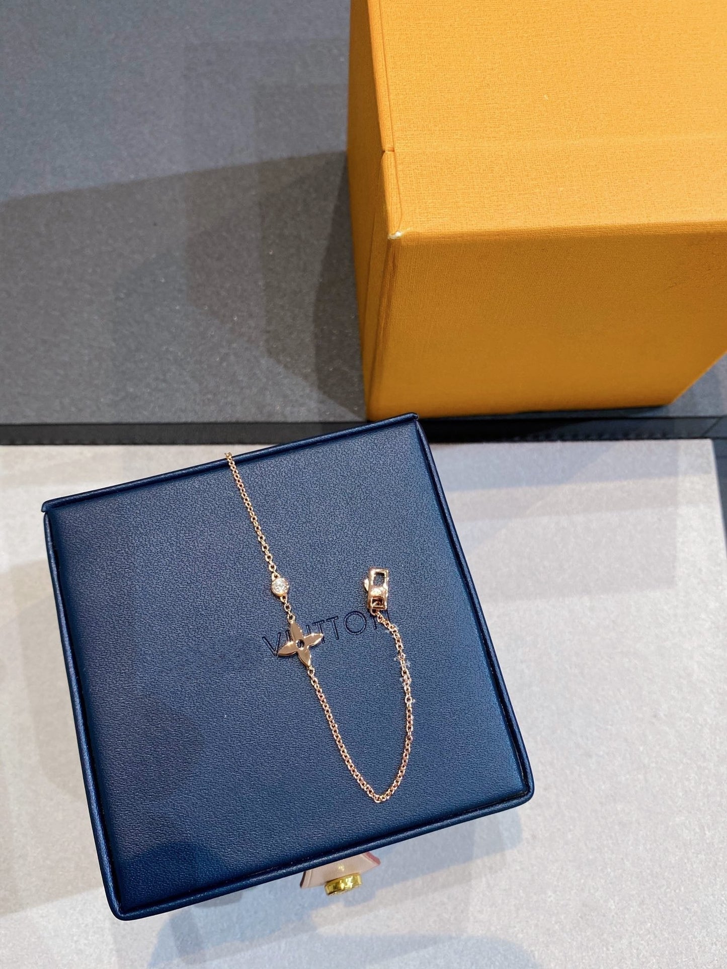 ¡®Moco¡¯STAR DIAMOND PINK GOLD BRACELET