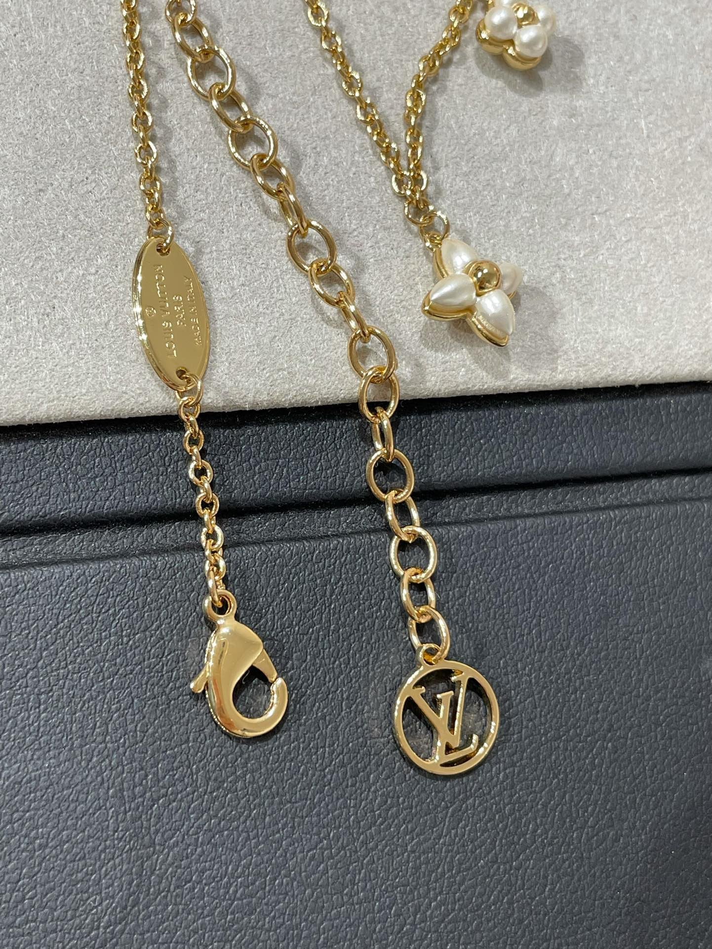 ¡®Moco¡¯FLOWERGRAM GOLD MOP DOUBLE ROW NECKLACE