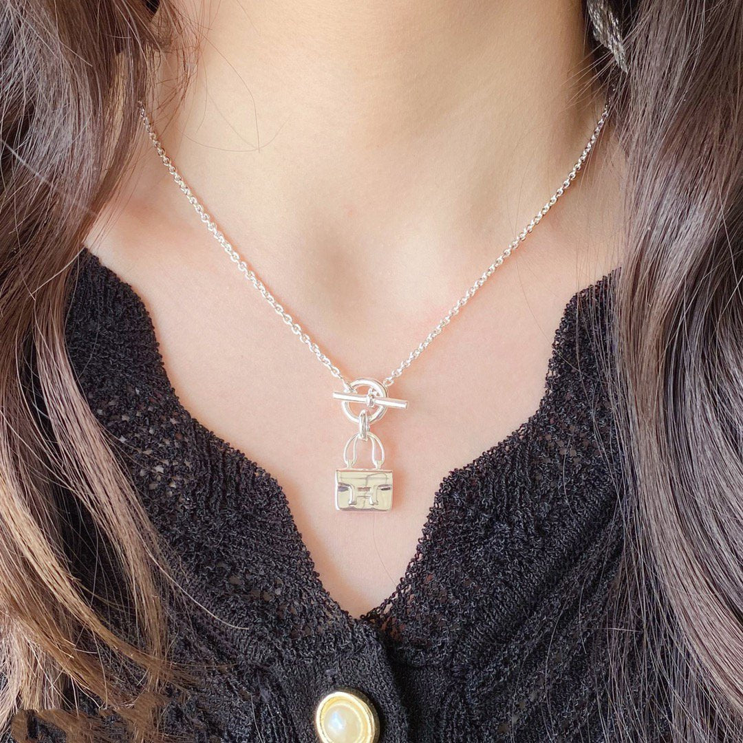 ¡®Moco¡¯CONSTANCE PEDANT SILVER NECKLACE
