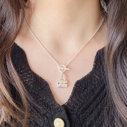 ¡®Moco¡¯CONSTANCE PEDANT SILVER NECKLACE