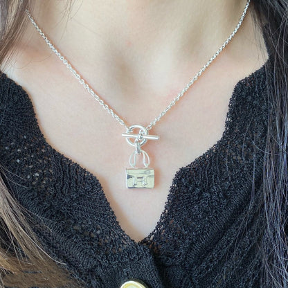 ¡®Moco¡¯CONSTANCE PEDANT SILVER NECKLACE