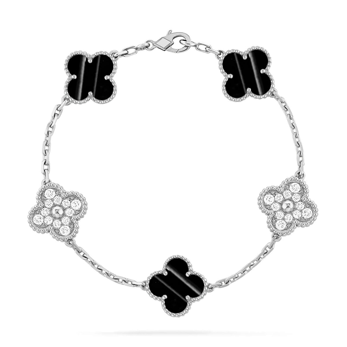[Moco]New  CLOVER 5 MOTIF PULSAR STONE BRACELET COLLECTION