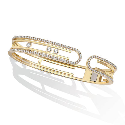 [moco jewelrys ]MOVE 10TH PAVED DIAMOND BRACELET