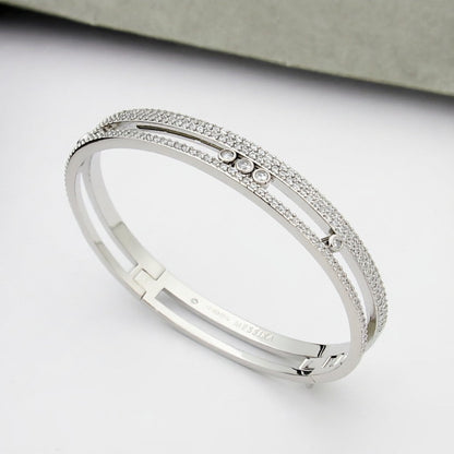 [moco jewelrys ]Move Romane pavé bangle