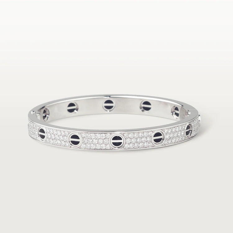 ¡®Moco¡¯LOVE BRACELET 6.1MM DIAMOND-PAVED CERAMIC