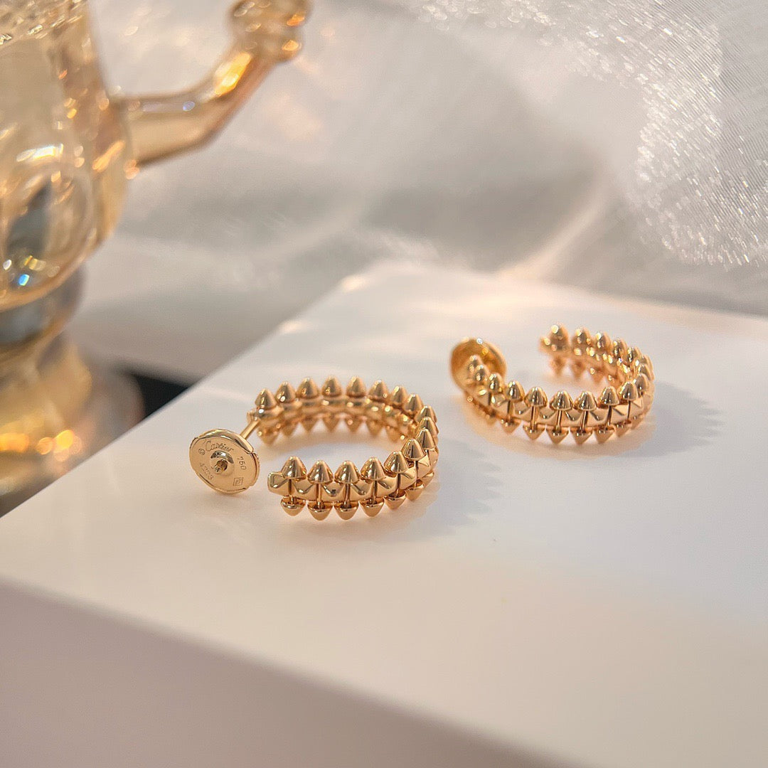 ¡®Moco¡¯CLASH SMALL HOOP EARRINGS