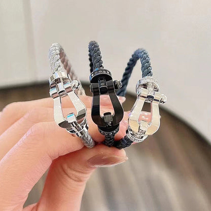 ¡®Moco¡¯FORCE LARGE HORSESHOE NO DIAMOND BRACELET ROSE GOLD