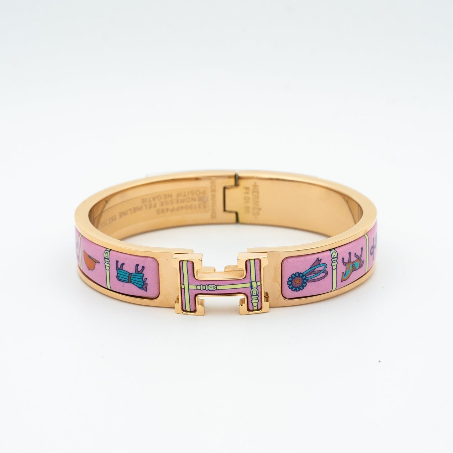 ¡®Moco¡¯H PINK GOLD BRACELET PINK CERAMIC