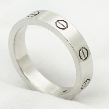 ¡®Moco¡¯LOVE RING 4MM 1 DIAMOND SILVER