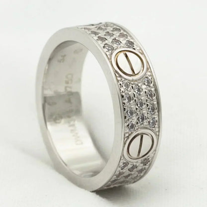 ¡®Moco¡¯LOVE RING 5.5MM DIAMONDS PAVED