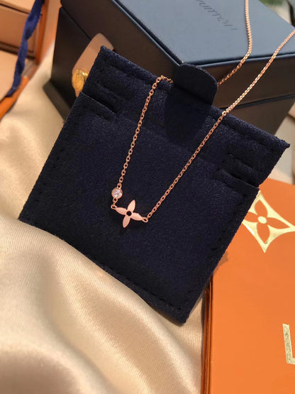 ¡®Moco¡¯BLOSSOM PENDANT PINK GOLD AND DIAMOND