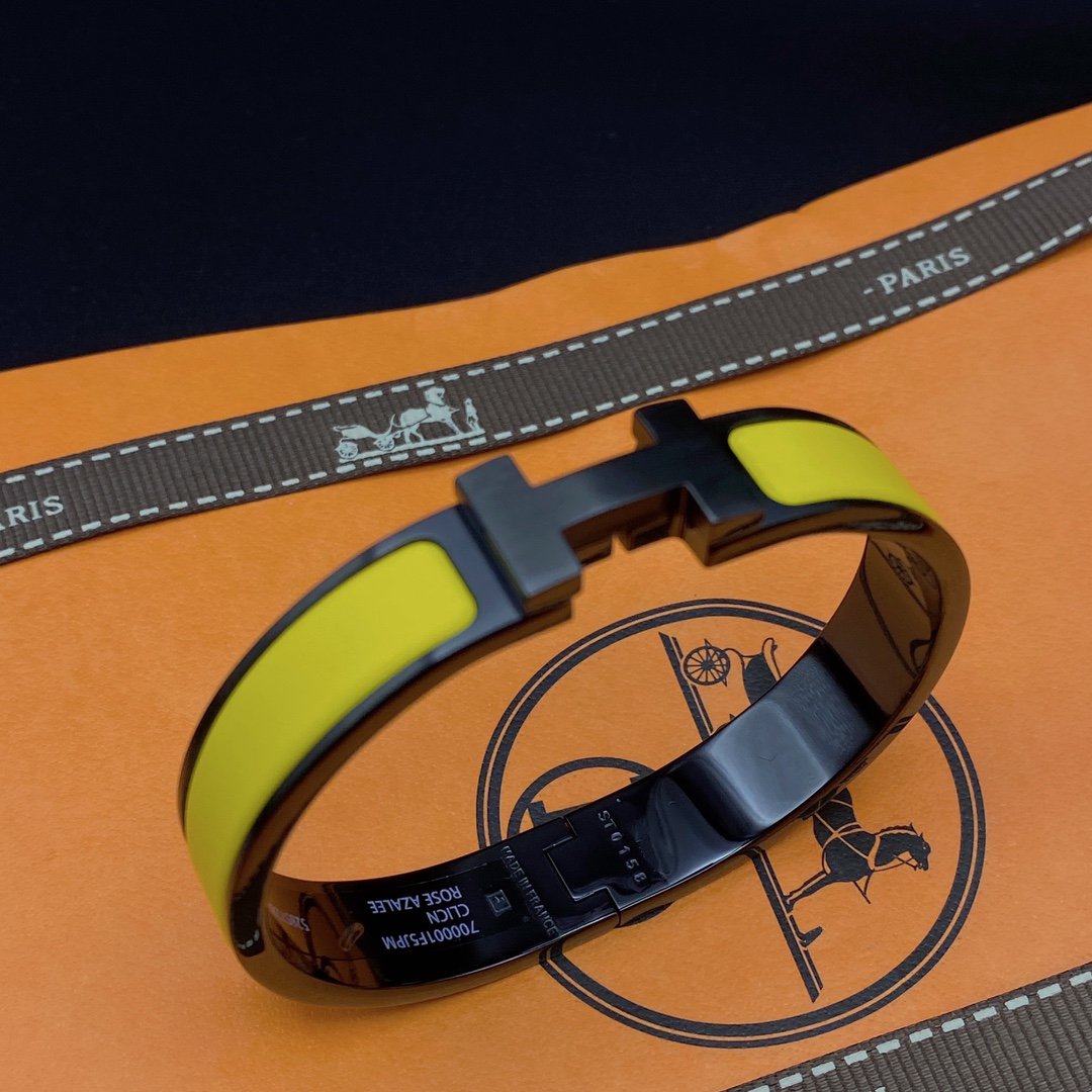 ¡®Moco¡¯CLIC HM SO BLACK YELLOW BRACELET