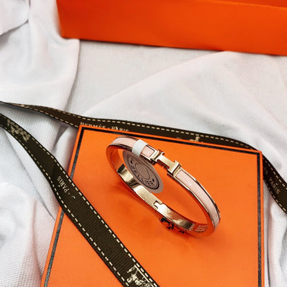 ¡®Moco¡¯CLASSIC HM CLIC  PINK 8MM ENAMEL BRACELET