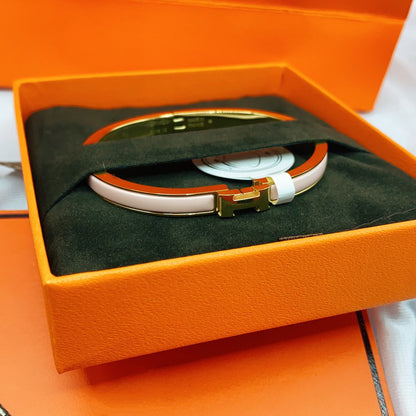 ¡®Moco¡¯CLASSIC HM CLIC  PINK 8MM ENAMEL BRACELET