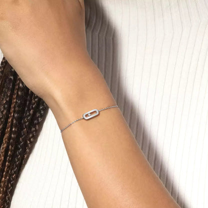 [moco jewelrys ]Move Uno Diamond Bracelet