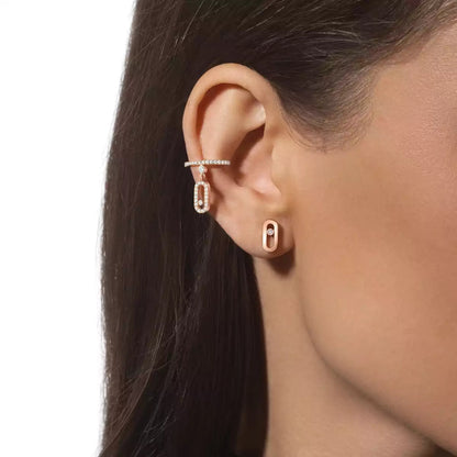 [moco jewelrys ]Move Uno Diamond Stud Earrings