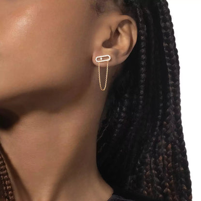 [moco jewelrys ]Move Uno Diamond Earrings