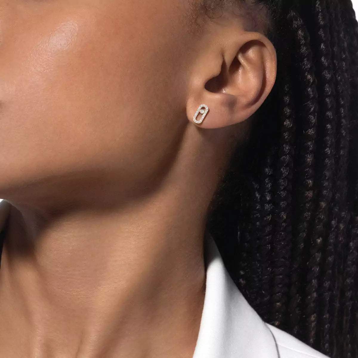 [moco jewelrys ]Move Uno Diamond Earrings