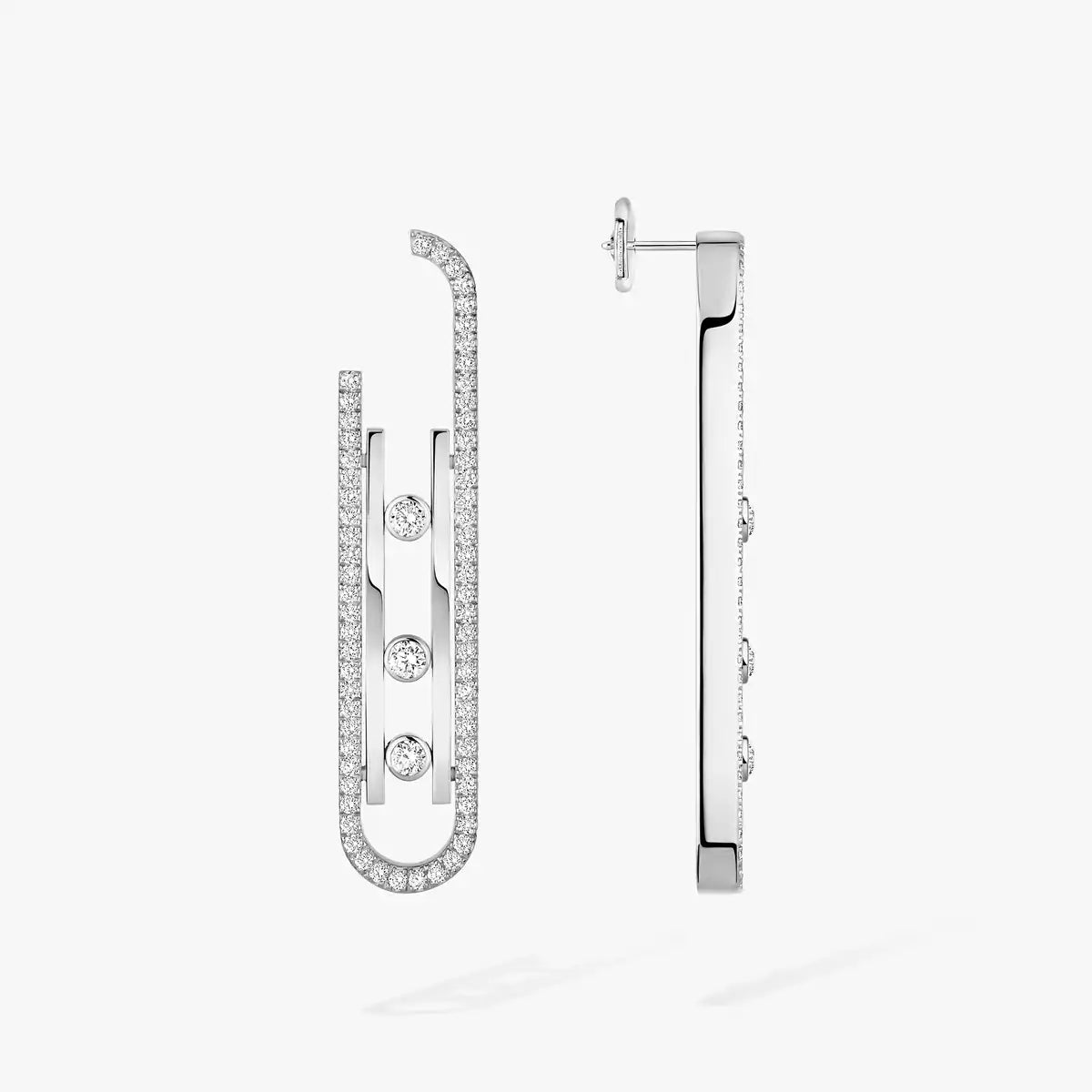 [moco jewelrys ]Diamond Pendant Earrings Move 10Th