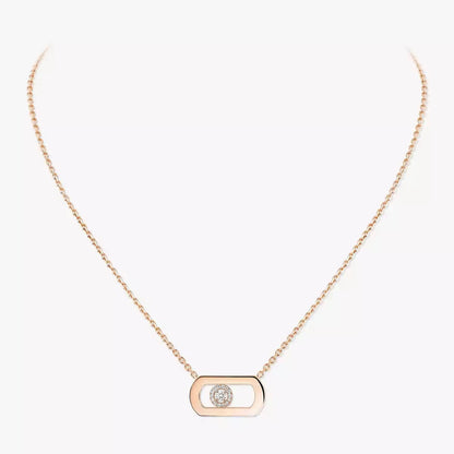 [moco jewelrys ]So Move Diamond Necklace in Gold