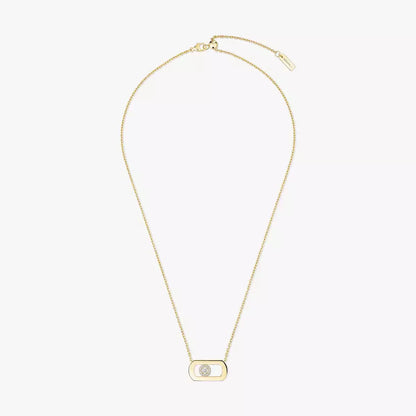 [moco jewelrys ]So Move Diamond Necklace in Gold